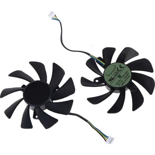 1pc 85MM Cooler Fan For GTX1060 Mini ITX P106-090 Graphics Card Cooling Fans Cooling Radiator Ventilador PC Cooler Master