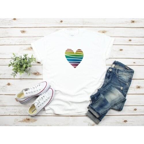 I Love You Valentine Day Heart TShirt Fashion Funny Graphic Cotton Women Tshirts Korean O Neck Casual Short Sleeve Tees harajuku