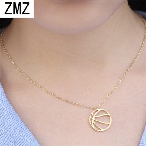 ZMZ 10pcs/lot 2019 Europe/US fashion cute Hollow ball pendant romantic o ball necklace gift for mom/girlfriend party jewelry