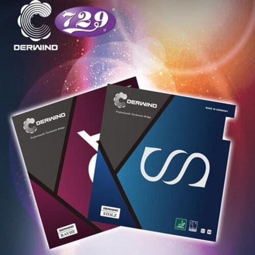 1x RITC 729 Friendship RAYHE STOLZ (NON-TACKY) Pips-In Table Tennis (PingPong) Rubber With Germany Sponge