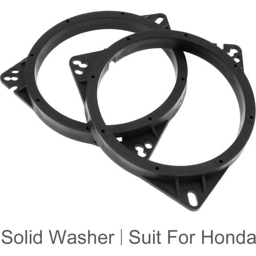 2 Pcs Car Speaker Gaskets Waterproof Quakeproof Plastic Solid Washer Adapters Brackets Auto Speaker Mounts Plates For Honda