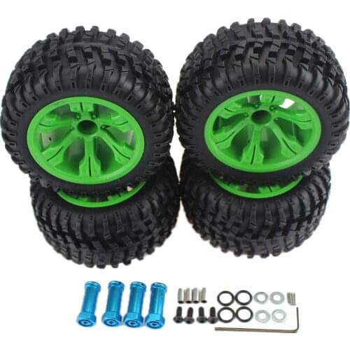 4PCS RC Wheel Rim Tyre Set for WLTOYS 144001 124019 124018 RC Car