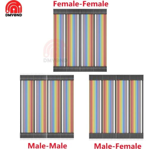40Pin Dupont Line 10/15/20/30/40CM Male to Male Female to Male Female to Female Jumper Wire Dupont Cable for arduino DIY KIT
