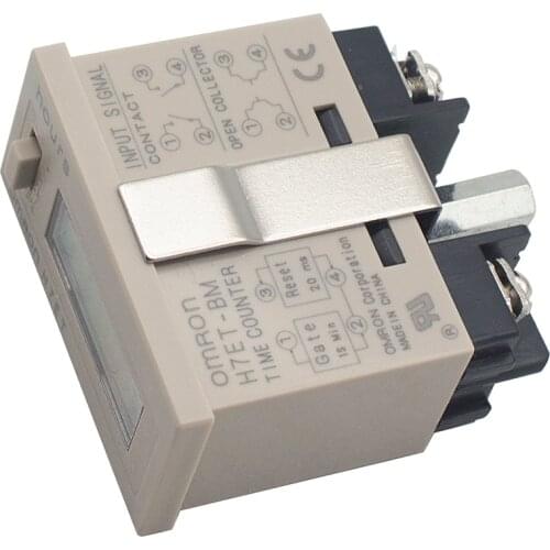 6 Digits Screw Terminal Resettable Digital Accumulator Dispaly Time Counter H7ET-BM-H Hour 0 to 99999h.9h