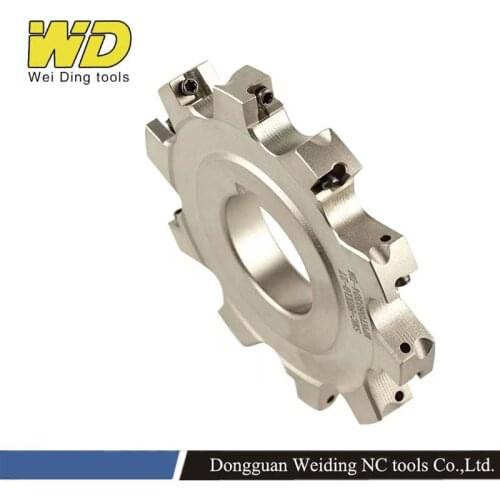 80 100 125 160 200 mm SMC Side Dic face milling cutter Insert MPHT Indexable milling cutter