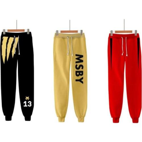 Anime Haikyuu MSBY Black Jackals 3D Joggers Pants Men/Women Casual Trousers Hip Hop Sweatpants Tobio Kageyama Cosplay Costumes