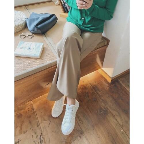 2021 Womens Classic Wide Pants Y2k Za Woman Trouser Suits Sets Harajuku Jeans Clothes Urban Korean Fashion Oversize Capri Oem