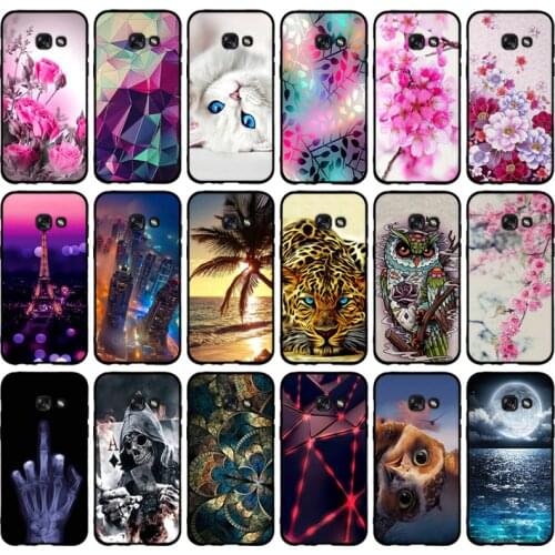Cover Case For Samsung Galaxy A3 2017 Case Cartoon Silicone Soft TPU Phone Cases For Samsung A3 A 3 2017 A320 A320F Back Cover