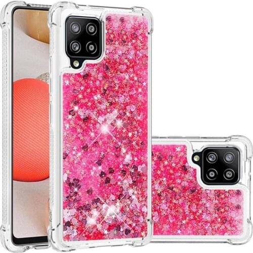 For Samsung Galaxy A42 5G Case Luxury Dynamic liquid Glitter Quicksand Phone Case For Samsung Galaxy A42 5G Cover Capa Coque