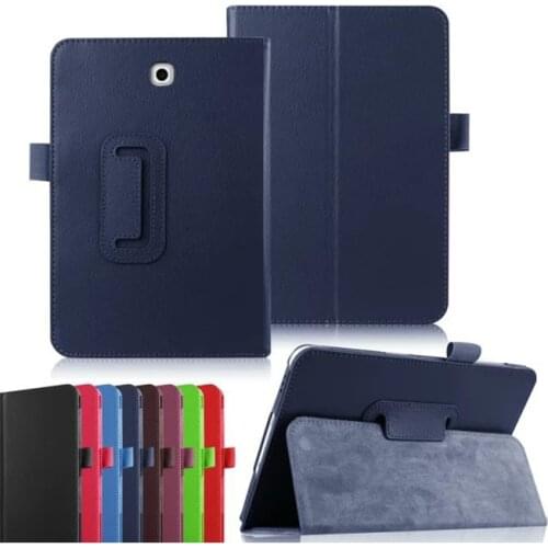 Business Flip Case For Samsung Galaxy Tab S2 8.0 T710 T715 SM-T710 SM-T715 Smart Stand Holder Magnetic Auto Wake Up Sleep Cover