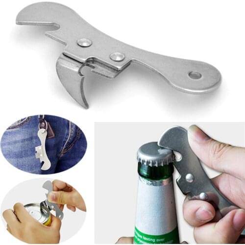 1Pcs New Stainless Steel Manual Can Opener Comfort Good Grip Compact Manual Tin Can Opener Bottle Jar Beer Opener Kitchen Tool