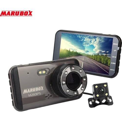 Marubox M260IPS Car DVR Camera Dash Cam 1080P 4.0" Video Recorder Registrator G-Sensor Night Vision Car Camcorder DVR