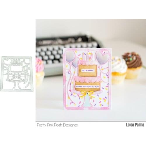 Cake Metal Cutting Dies for Scrapbooking Handmade Tools Mold Cut Stencil New 2021 DIY Card Make Mould Model Craft Decoration