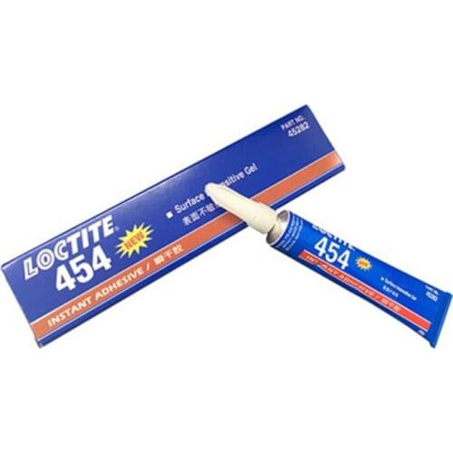 Wholesale 10pcs Loctite 454 20g glue Strong and quick-drying gel-like gel glue High viscosity instant glue