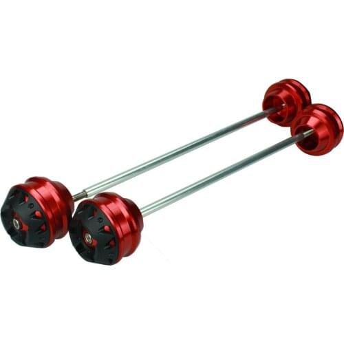 Front & Rear Axle Fork Sliders Crash Protector For YAMAHA MT-09 FZ-09 MT07 MT-07 MT09 FZ09 2013-2016