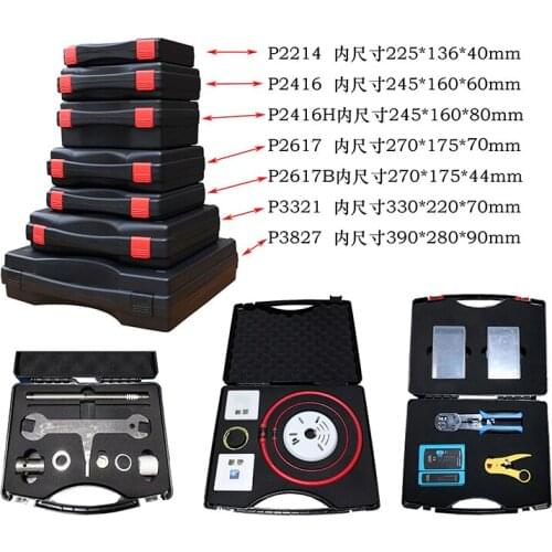 Plastic Tool case suitcase toolbox Impact resistant waterproof safety case equipment camera case with pre-cut foam shipping free