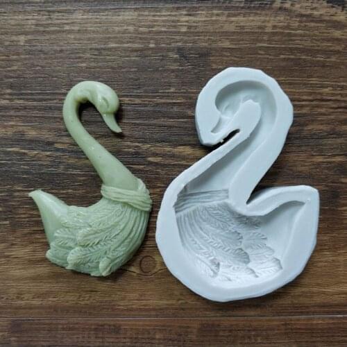 Swan silicone mold Chocolate Candy Silicone Soap Mould