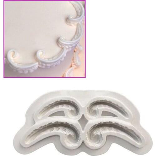 Cake Side Silicone Sugarcraft Mold Fondant Cake Decorating Tools, Silicone Soap Moulds