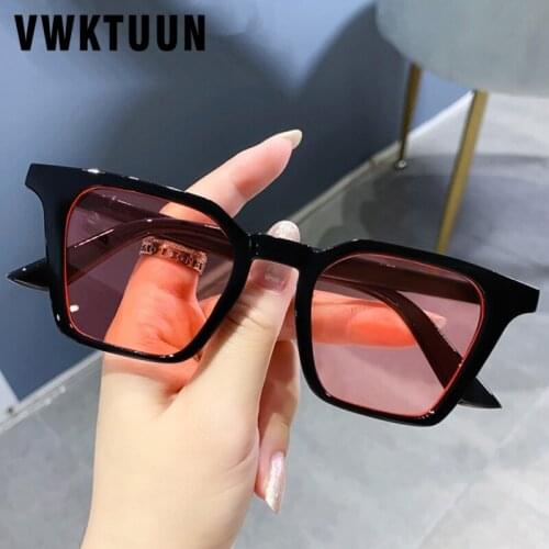 VWKTUUN Sunglasses Women Men Square Glasses Driving Driver Shades UV400 Colorful Sun Glasses Small Vintage Simple Eyewear