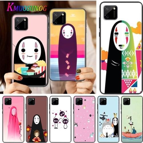 Soot Sprites & No Face Silicone Cover For Realme V15 X50 X7 X3 Superzoom Q2 C11 C3 7i 6i 6s 6 Global Pro 5G Phone Case