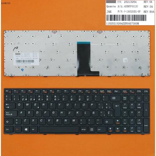 SP New Original Laptop Keyboard For b5400 m5400 m5400a b5400 b5400a Spanish Laptop Keyboard BLACK FRAME BLACK WIN8