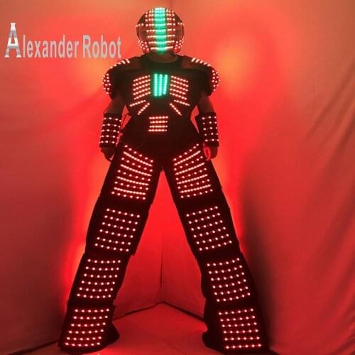 LED robot Costume / LED Costume /LED Clothing/Light suits/ LED Robot suits