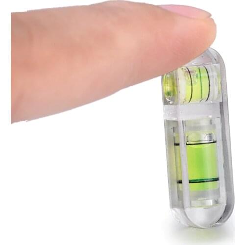 2Pcs New High Precision Bubble Level 29.5x8.8x7.3mm acrylic Mini T-type Bubble Spirit Level Measurement Instrument Tools