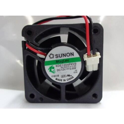 SUNON KDE1204PKV2 MS.B3242.A.X.GN DC 12V 0.6W 40x40x20mm Server Cooling Fan
