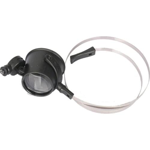 15X Monocular Glass Magnifier Watch Jewelry Repair Tools LED magnifying glass watch clock loupe lens