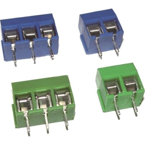 20pcs KF301-2P/KF301-3P KF301-5.0-2P KF301-5.0-3P KF301 5.08mm Plug-in Screw Connector