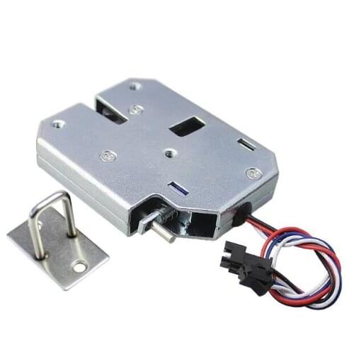 4pcs 12VDC Drawer Lock Furniture Desk Metal Cabinet Locker bolt Lock Safety Smart Home Door Cupboard Childproof Lock