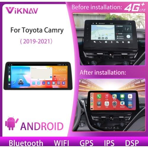 2 Din Android 10.0 Car Radio For Toyota Camry 2021 auto Multimedia Video Player Navigation GPS stereo receiver head unit 128GB