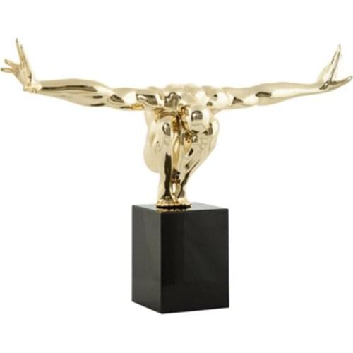 CREATIVE BODY ART DECORATION LIVING ROOM SCULPTURE DECORATION NORDIC MODERN HOME DECOR STUDY WINE CABINET STATUE A1745