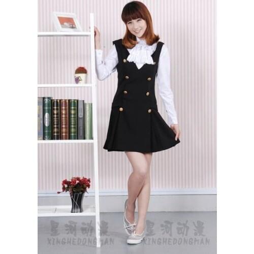 Fashion Anime Inu x Boku Secret Service Cosplay Costume Shirakiin Ririchiyo Women Cosplay Clothes