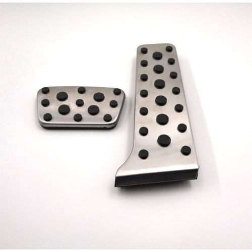 Stainless Steel Brake and Gas Pedal Covers for Lexus RX200T RX350 RX450H 2015-2018 Toyota RAV4 2019-2020