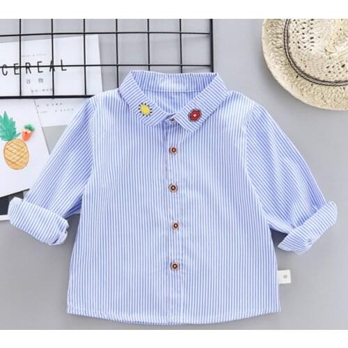 2019 new baby boys shirt fashion long sleeve shirt cotton plaid shirt spring red shirt quality boys shirts