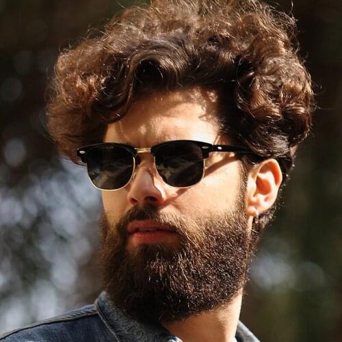 2019 Classic Polarized Sunglasses Men Women Retro Brand Designer High Quality Sun Glasses Female Male Fashion Mirror Sunglass