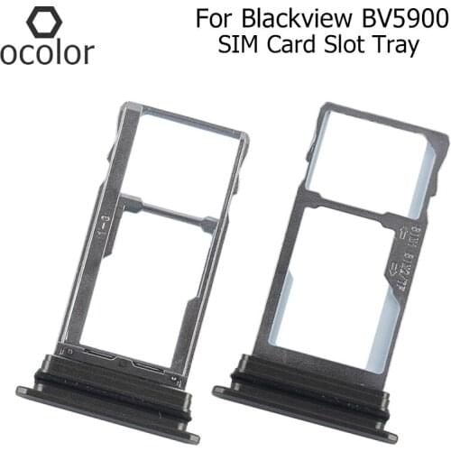 Ocolor For Blackview BV5900 SIM Card Tray Adapter Socket Repair Parts For Blackview BV5900 SIM Card SD Slot Tray Holder