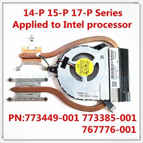 Original For HP 14-P 15-P 17-P Series Cooling Heatsink 773449-001 773385-001 100% Tested Fast Ship