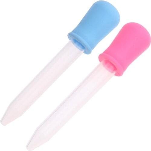 1Pc 5ml Baby Spoon Pipette Liquid Food Dropper Safe PP Medicines Dropper Device Portable Infants Feeding Utensils Kids Safe Care