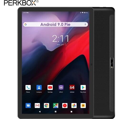 2020 New Android 9.0 Pie 10 inch tablet 3G Phone Call Tablet WiFi Bluetooth GPS 2.5D Tempered Glass Pad Netflix Google Certified