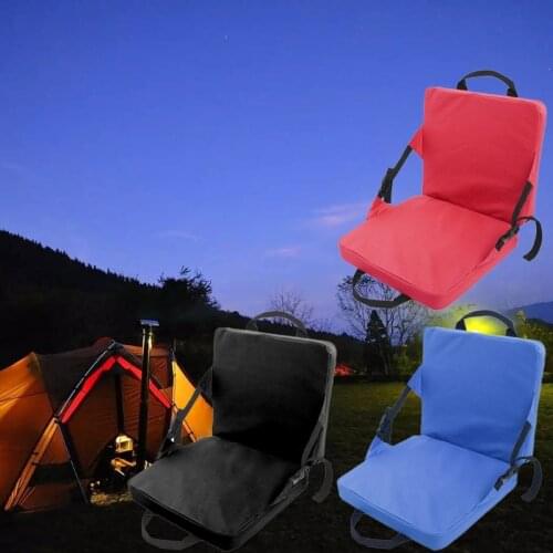 Indoor & Outdoor Folding Chair Cushion Boat Canoe Kayak Seat for Sports Events Outing Travelling Hiking Fishing Drop Ship