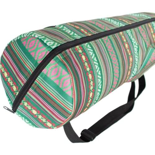 Yoga Mat Strap Bag Full Zip Shoulder Carrier Pilate Cushion Carrying Pocket