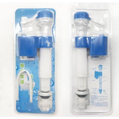 Universal plastic suction water inlet valve of toilet water tank