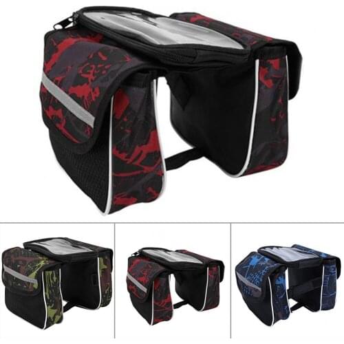 Cycle Bicycle Bag Bike Double Side Panniers Rear Rack Tail Seat Trunk Bag Seat Bicycle Bags Riding Equipment Bicycle Accessories