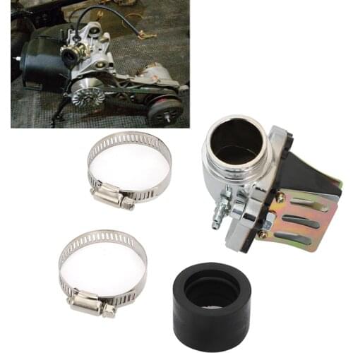 Performance Intake Manifold w/ Reed Valve For Minarelli JOG 50 90cc Yamaha JOG50 JOG90 3KJ 4DM 1E40QMB 1E50QMF Vento ZIP Keeway