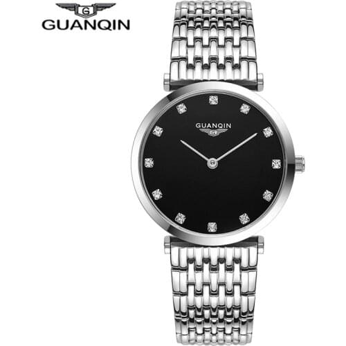 GUANQIN Relogio Feminino 2019 Quartz Watch Women Simple Business Watch bayan kol saati Watch Ladies dress Unisex Montre Femme