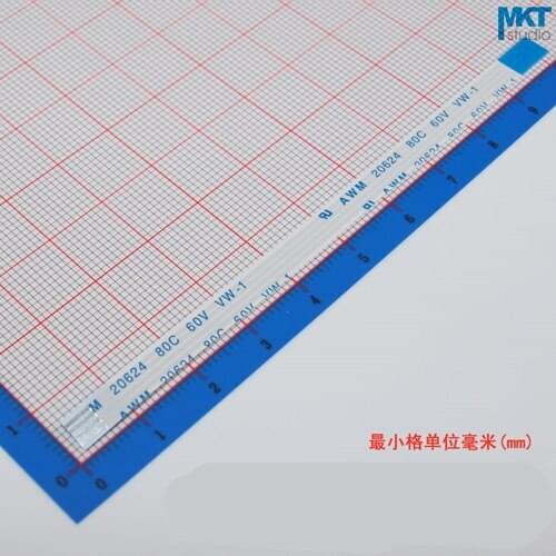 100Pcs 20cm Length A/B Type 4P 1.0mm Pitch FPC FFC Flexible Flat Cable Wire Same/Opposite Surface