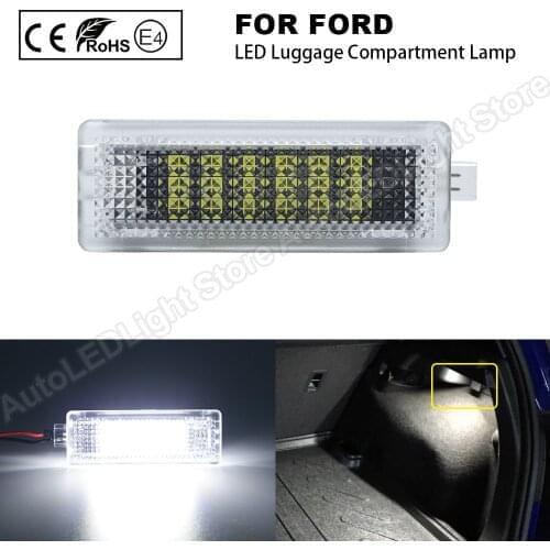 1X For Ford Escape Fusion Mustang Focus C-Max Transit Connect LED Luggage Compartment Lamp Interior Trunk Cargo Light