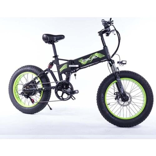20 Inch Folding 350W Fat Wheel Aluminum Alloy Electric Bicycle